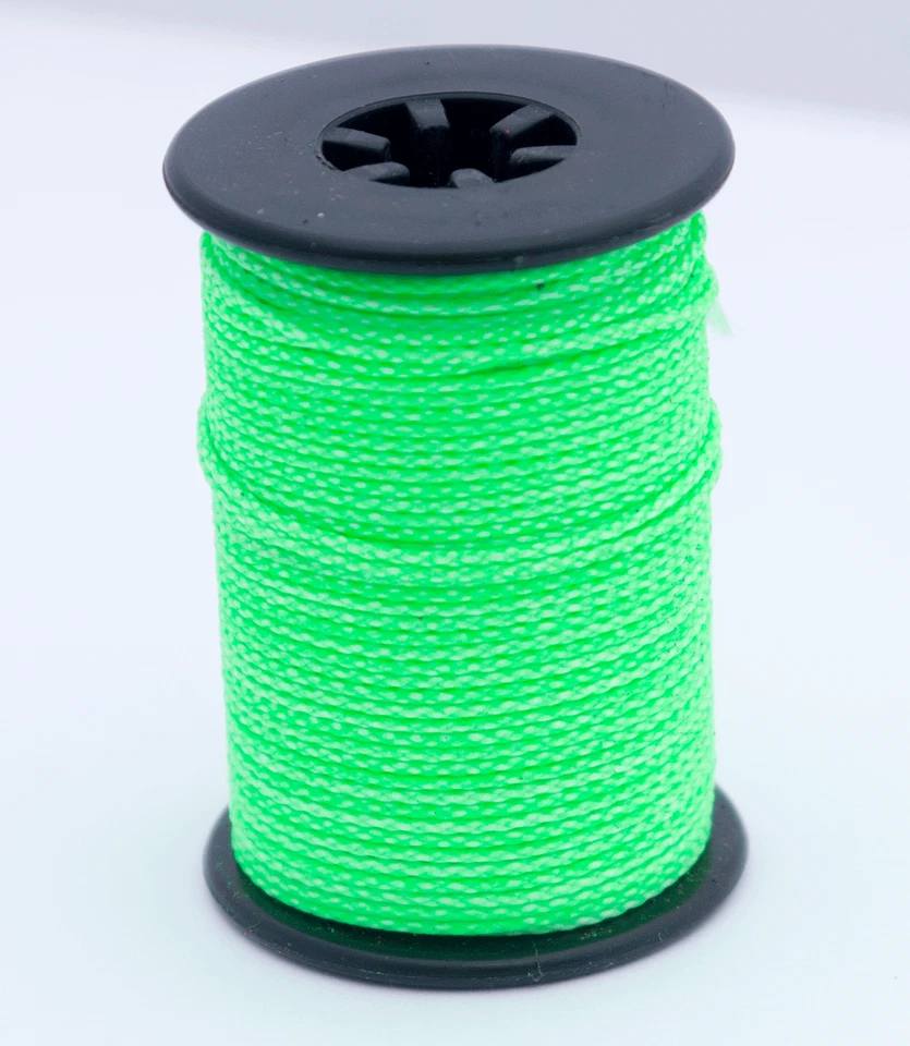 Flo Green BCY .030 Crossbow Braided Serving Material Bow String Making - Image 1 of 1