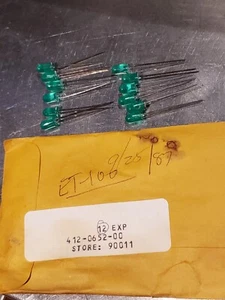 12 New Heathkit Green LED Bulbs (LT4233) #412-652 for ET-100 NOS - Picture 1 of 5