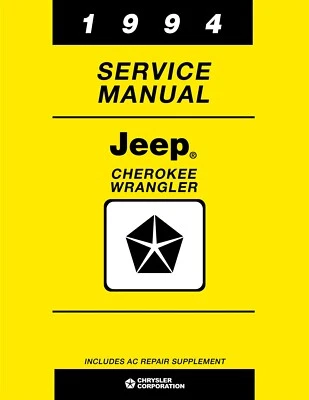 Jeep Cherokee y Wrangler 1994 manual de taller Foto 1 de 4