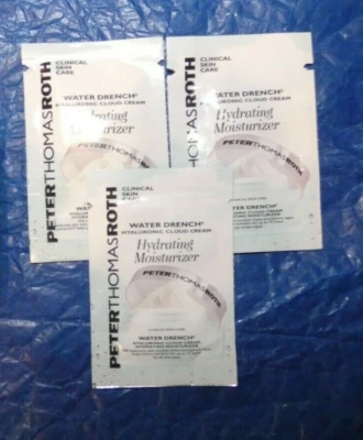NEW PETER THOMAS ROTH Water Drench Hyaluronic Cloud Cream 0.068 oz ea Samples - Image 1 of 2