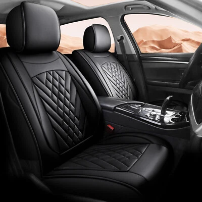 For Jeep Renegade 2015-2024 Car 5-Seat Covers Faux Leather Full Set Cushion Pad Foto 1 de 4