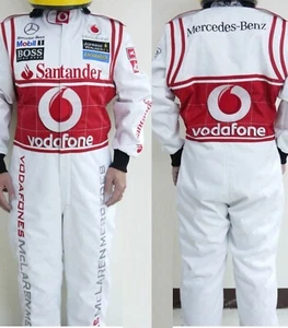 NUOVA TUTA DA CORSA VODAFONE MCLAREN GO KART UOMO CIK/FIA LIVELLO 2 2013 - Foto 1 di 1