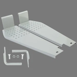 Silvery LH & RH Step Plate Running Boards w/ Brackets For Ford  2N 9N - Picture 1 of 12