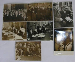 Léon Blum Vincent Auriol. Photos A.F.P. Keystone. 1945. - Picture 1 of 2