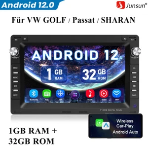 1+32G Android Carplay 7"Autoradio Für Passat B5 golf 4 Polo GPS NAVI BT WIFI SWC - Bild 1 von 12