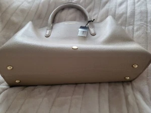 Lulu Guinness Emme Leather Bag Almond bag brand new size medium - Picture 1 of 16