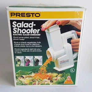 Vintage Presto Electric Salad Shooter Slicer Shredder Model 02910 ~ New in Box - Picture 1 of 6