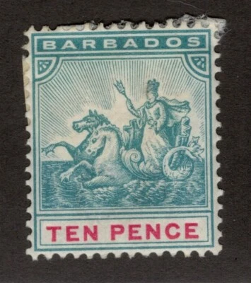 Barbados Scott 78 como nuevo con bisagras - delgado - CV 9,25 $ Foto 1 de 2
