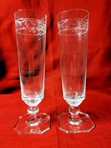 Coppia Bicchieri Flute Cristallo Kurland KPM (Manifattura Reale di Berlino) - Foto 1 di 2