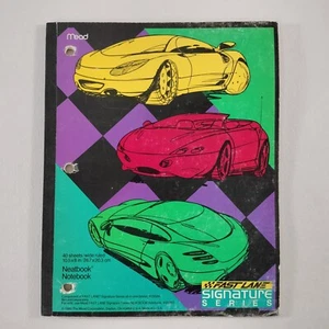 Cuaderno de colección Mead Fast Lane Signature Series Car 1993 - Imagen 1 de 4