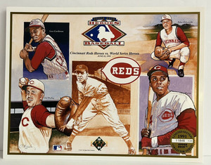 1991 Upper Deck Sheet MLB Heroes Of Baseball Cincinnati Reds World Series Heroes