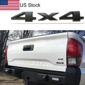 Matte Black 4x4 Letter Rear Trunk Emblem Badge Sticker For Dodge Ram 1500 2500 - Picture 1 of 9