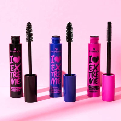 Essence I Love Extreme Range Crazy Volume Mascara Black & Blue High Impact 12ml - Image 1 of 4