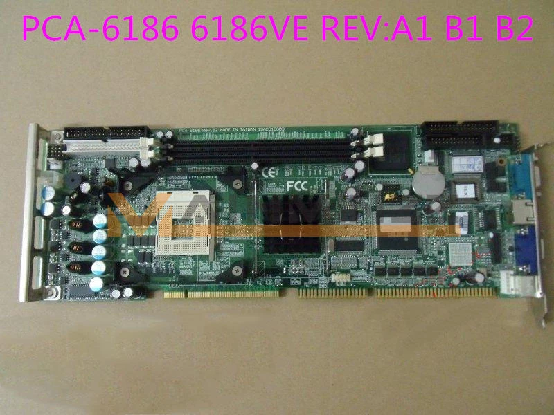 1x Advantech PCA-6186 REV.B2 industrial motherboard PCA-6186VE Used - Image 1 of 1