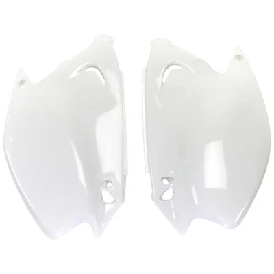 Paneles laterales UFO blancos para Kawasaki KX250 2003-2007 Foto 1 de 2