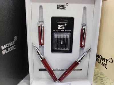 Montblanc Juego de Regalo Pareja - Lujoso Juego de Bolígrafo y Bolígrafo Rojo Foto 1 de 4