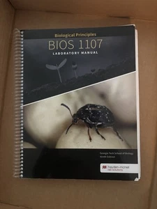 Bios 1107 laboratory manual biological principles GEORGIA TECH - Foto 1 di 2