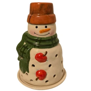 Vintage Hallmark Mitford "Max" 7" Schneemann Teelicht Votivkerzenhalter, Jan Karon - Bild 1 von 11