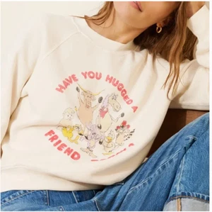 Re/Done Hug A Friend Classic Crewneck Sweatshirt Gr. S - Bild 1 von 4