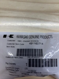 Original Kawasaki 49116-0714 Ölablassventil Baugruppe FS541V FS730V FX801V FX850V - Bild 1 von 2