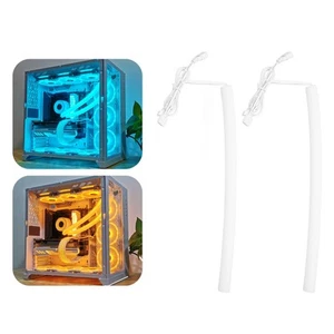 ARGB Tube Sleeve 360° Panoramic Light 5V 3Pin Soft Silicone Sync Water Cooli Hot - Afbeelding 1 van 24