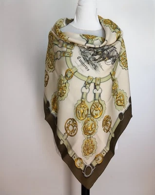 Hermès - Foulard quadrato " Cuivreries" - cm 90 X cm 86 - Imagen 1 de 4