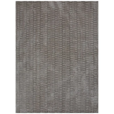 Rizzy Rugs Manhattan Area Rug MAH701 Durapoly Casual/Solid Gray Rectangle - Image 1 of 4