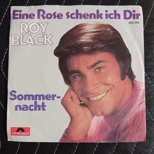 Roy Black – Eine Rose Schenk Ich Dir / Sommernacht (Polydor – 2041 233) - Picture 1 of 4