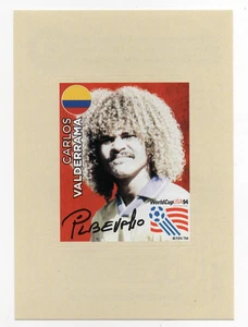 #C7 Carlos Valderrama Colombia 1994 Panini Copa Mundial FIFA 2018 Edición Oro - Imagen 1 de 2