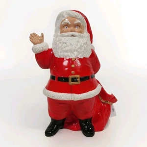 Santa Claus Vtg Christmas Ceramic Beautifully Hand Painted Retro Duncan Mold - Picture 1 of 9