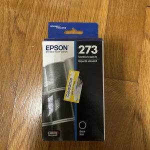 Genuine Epson T273 273 Claria Black Ink Standard Capacity (T273020-S) 5/2026 - Picture 1 of 3