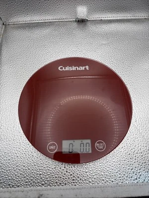 Báscula digital de cocina Mainstays Digipad Cuisinart, roja Foto 1 de 4