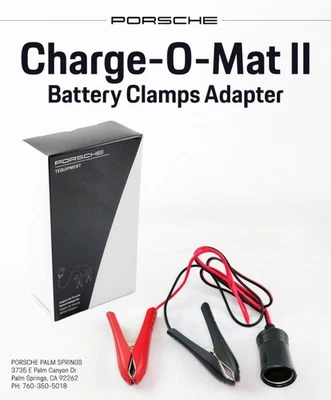 Porsche Charge-o-mat Battery Charger Adapter 95804490175 NEW GENUINE - Image 1 of 2
