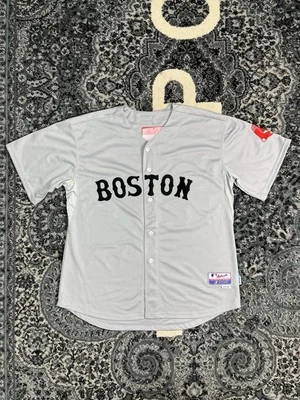 Red Sox Boston Adrian Gonzalez #28 Majestic Cool Base Gray Baseball Jersey 56 - Image 1 of 4