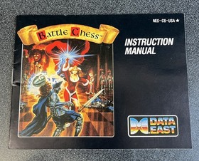Nintendo NES Battle Chess Instruction Manual Booklet Only NES-C6-USA