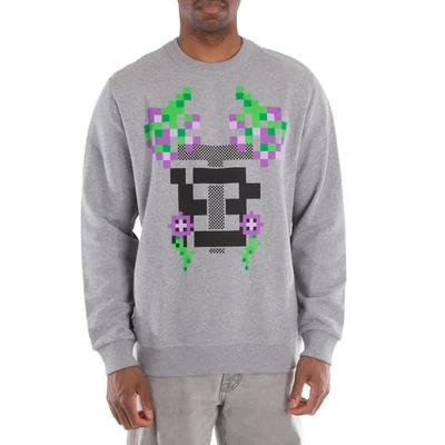 Burberry x Minecraft Falconer Monogram Motif Print Cotton Sweatshirt - Image 1 of 4
