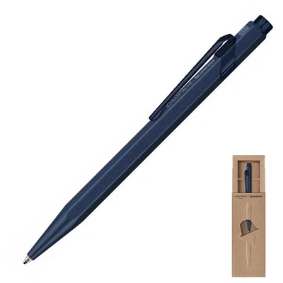 Caran d&apos;Ache 849 Nespresso Ballpoint Pen, Metallic Blue - Image 1 of 4