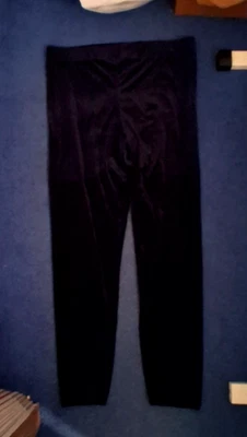 LEGGINGS DE TERCIOPELO AVENUE Azul Marino 5'5 - 6' 215 - 275 lb Talla Grande M/L Nuevos con Etiquetas Foto 1 de 3