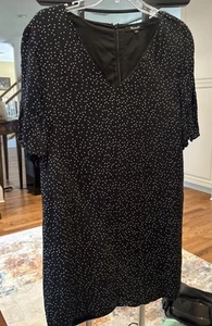 Madewell Multi Color Polka Dot Lined Short Sleeve Dress Size 6 - Picture 1 of 6