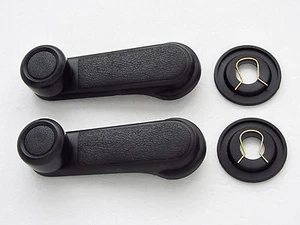 86-97-05 for NISSAN NAVARA D21 D22 UTE PICKUP WINDOW WINDERS HANDLE CRANK BLACK - Picture 1 of 1