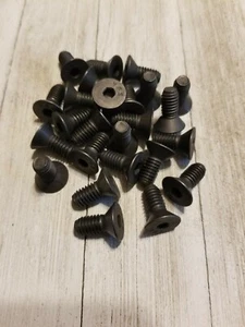 Viti a tappo testa piatta 5/16-18 x 3/4" acciaio legato ossido nero ~ QTÀ 50 - Foto 1 di 1