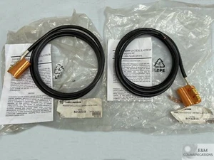 LOT OF 2 TYPE 84140518 HUBER+SUHNER GROUNDING KIT - RFS LMR-900 7/8" CABLE - Picture 1 of 3