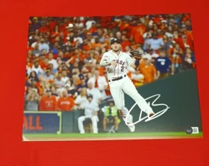 Alex Bregman Houston Astros MLB Baseball Autographed Signed 11x14 Photo BECKETT - Picture 1 of 2