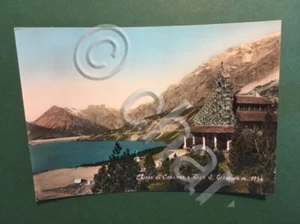 Cartolina Chiesa Di Cansano e Diga S. Giacomo m. 1956 - 1966 - Foto 1 di 2