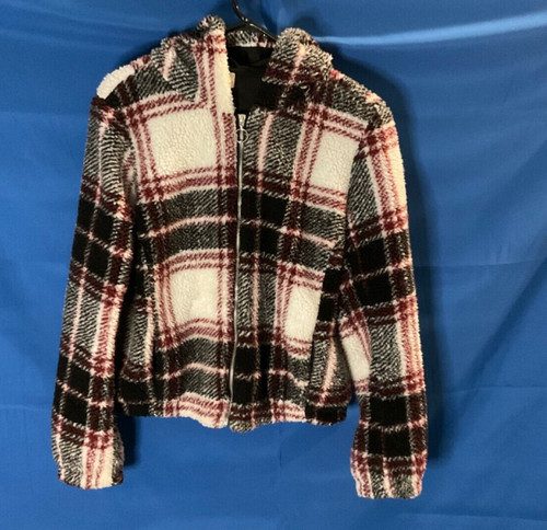 Giacca invernale donna New Look Supreme con cappuccio taglia large elegante pelliccia sintetica