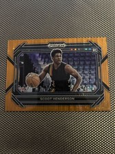 2023-24 Panini Prizm Draft Picks Scoot Henderson Variation Orange Pulsar #16/49