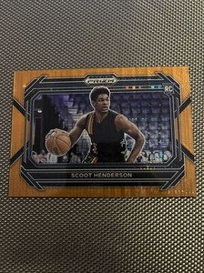 2023-24 Panini Prizm Draft Picks Scoot Henderson Variation Orange Pulsar #16/49
