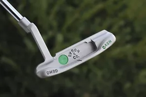 STUNNING Byron Morgan DH89 Putter / Stainless Steel / Green Tour Dot / RH 34.5" - Picture 1 of 22