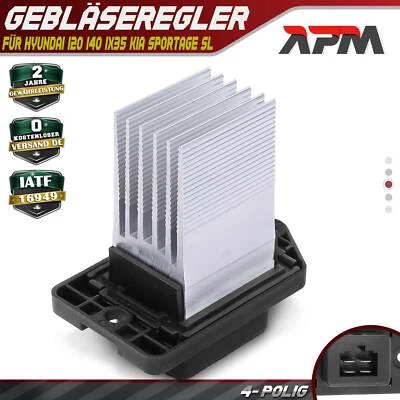 Gebläseregler Vorwiderstand Steuergerät für Hyundai i20 i40 iX35 KIA Sportage SL - Immagine 1 di 4