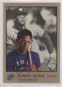 1992 Studio Preview Roberto Alomar #13 HOF